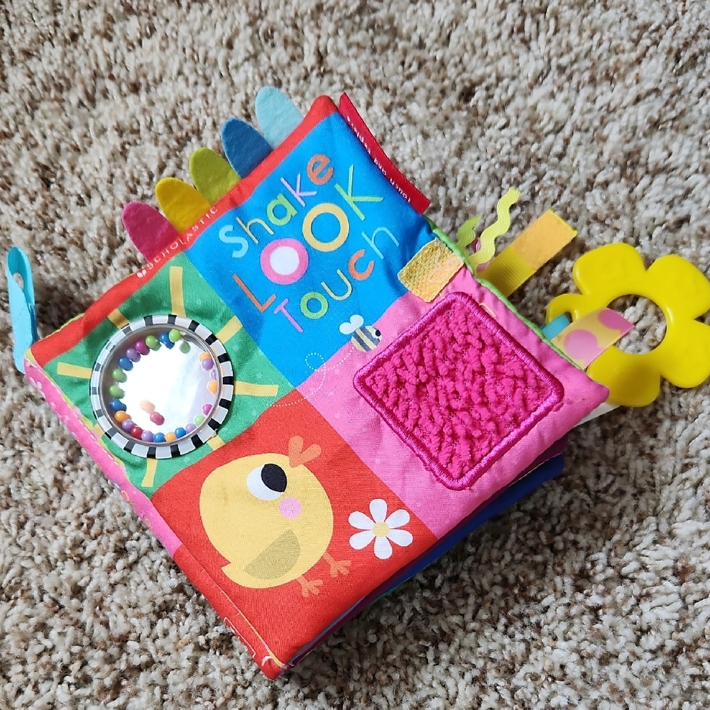 Scholastic Multicolor Sensory Soft Book